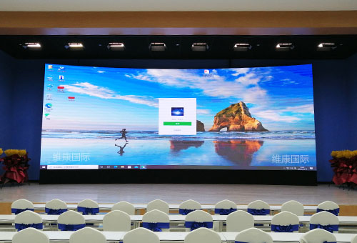 會議室小間距led顯示屏解決方案，會議室小間距led顯示屏效果圖